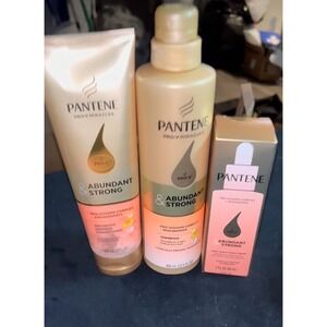 Pantene Pro-V Miracles Abundant & Strong Shampoo Conditioner Scalp Serum Set 3pc